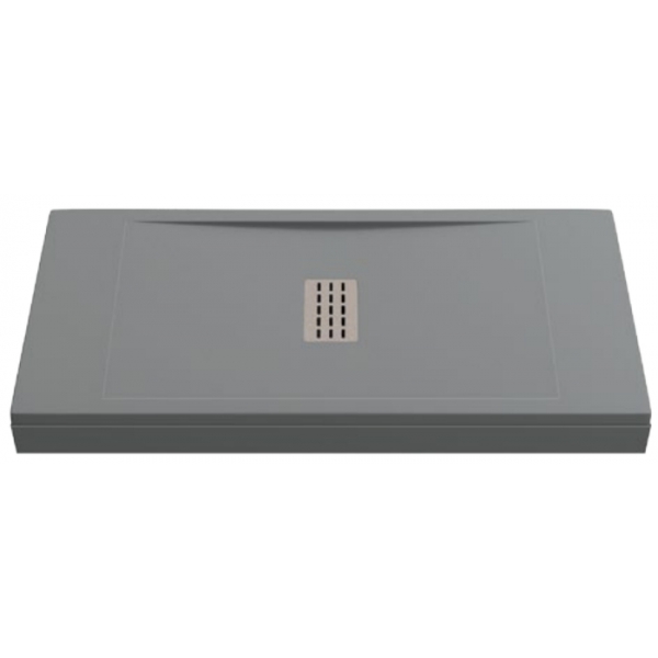 душевой поддон gooddoor flow 160x80 графит