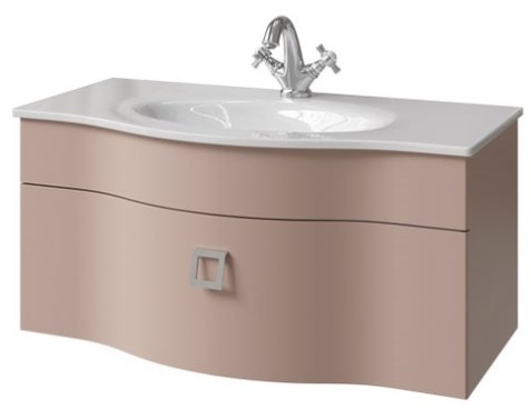 тумба подвесная caprigo nokturn 90 1313-sf026 коричневый