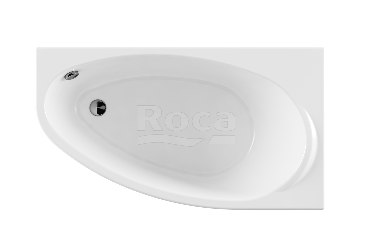 акриловая ванна roca corfu 160x90 правая