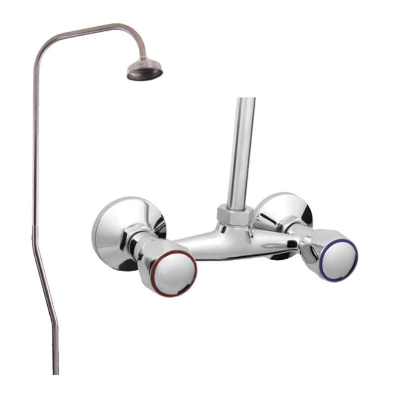 смеситель для душа rubineta r-5 globo (k) r50062 хром