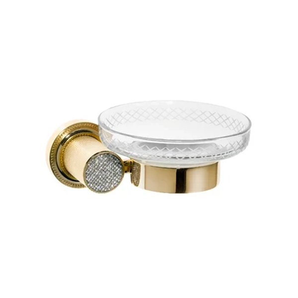 мыльница boheme royale cristal 10923-g золото