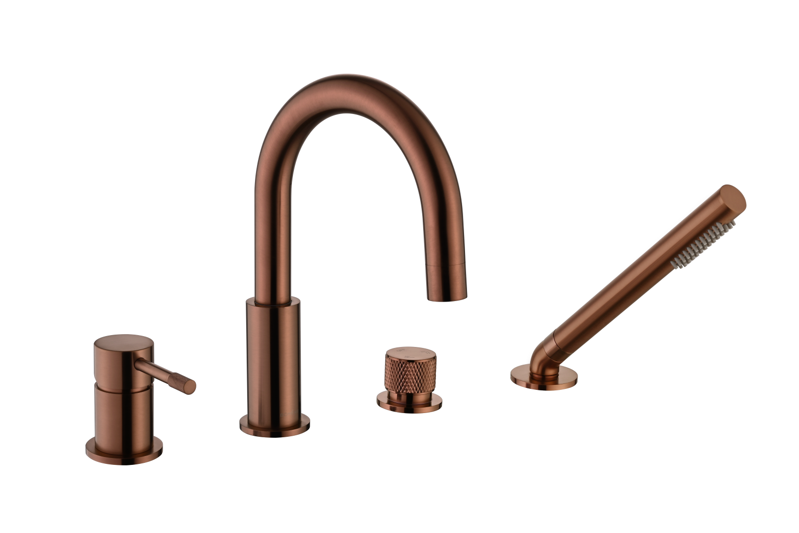 смеситель для ванны boheme uno brushed bronze 460-brb брашированная бронза