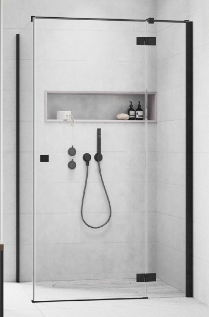 душевая дверь radaway essenza black kdj 80r