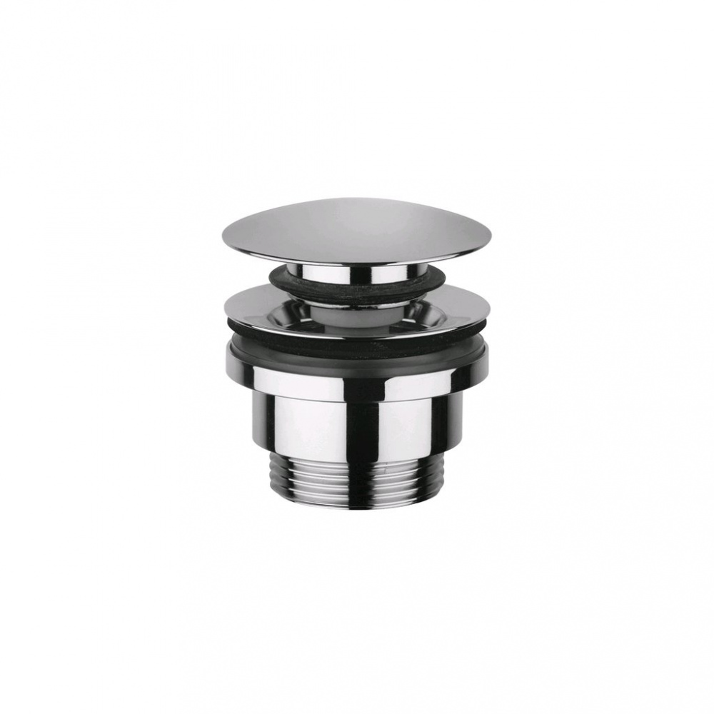 донный клапан paffoni light zsca050cr click-clack (хром)