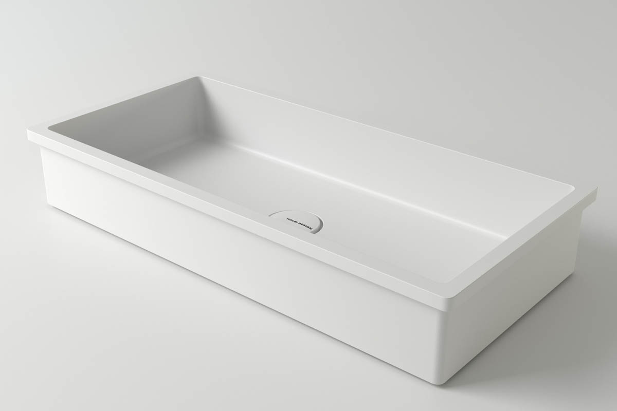 умывальник встраиваемый holbi neptun 65 68x33 swg белый глянцевый