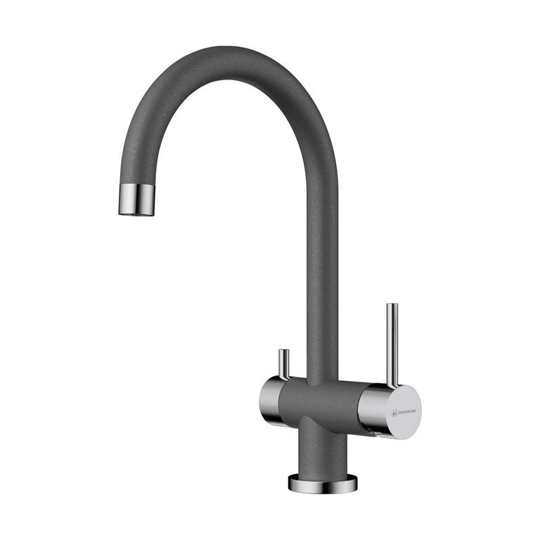смеситель для кухни omoikiri yamada-pl 4994337 платина