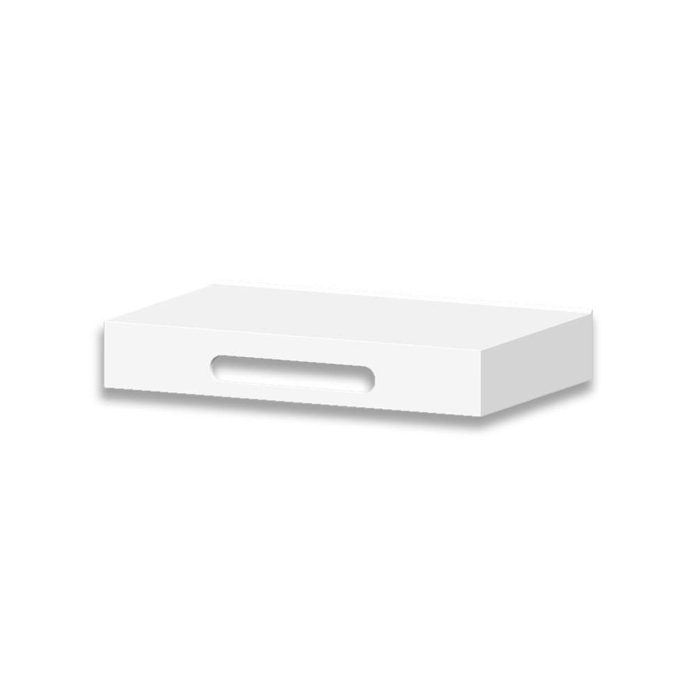 столешница radostone fernanda 80x50 белая