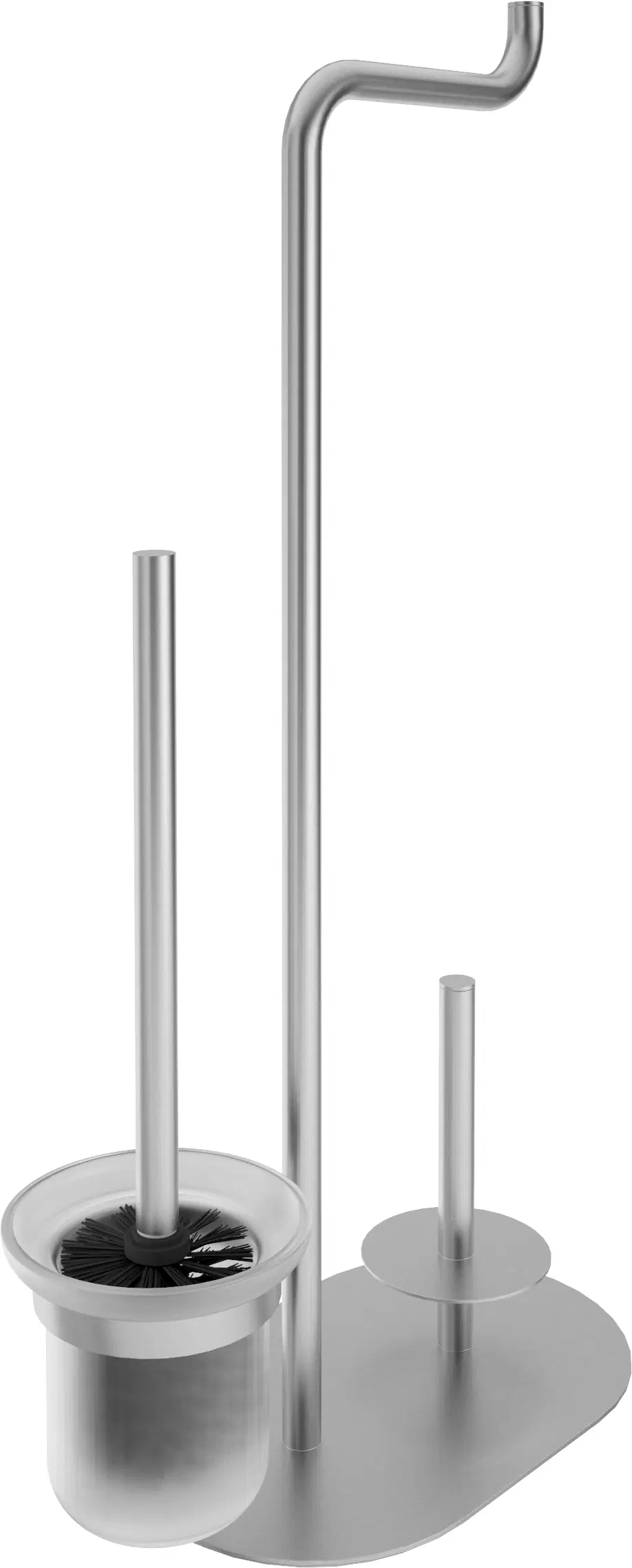 стойка для ванной комнаты deante silia steel adi_f732 брашированная сталь