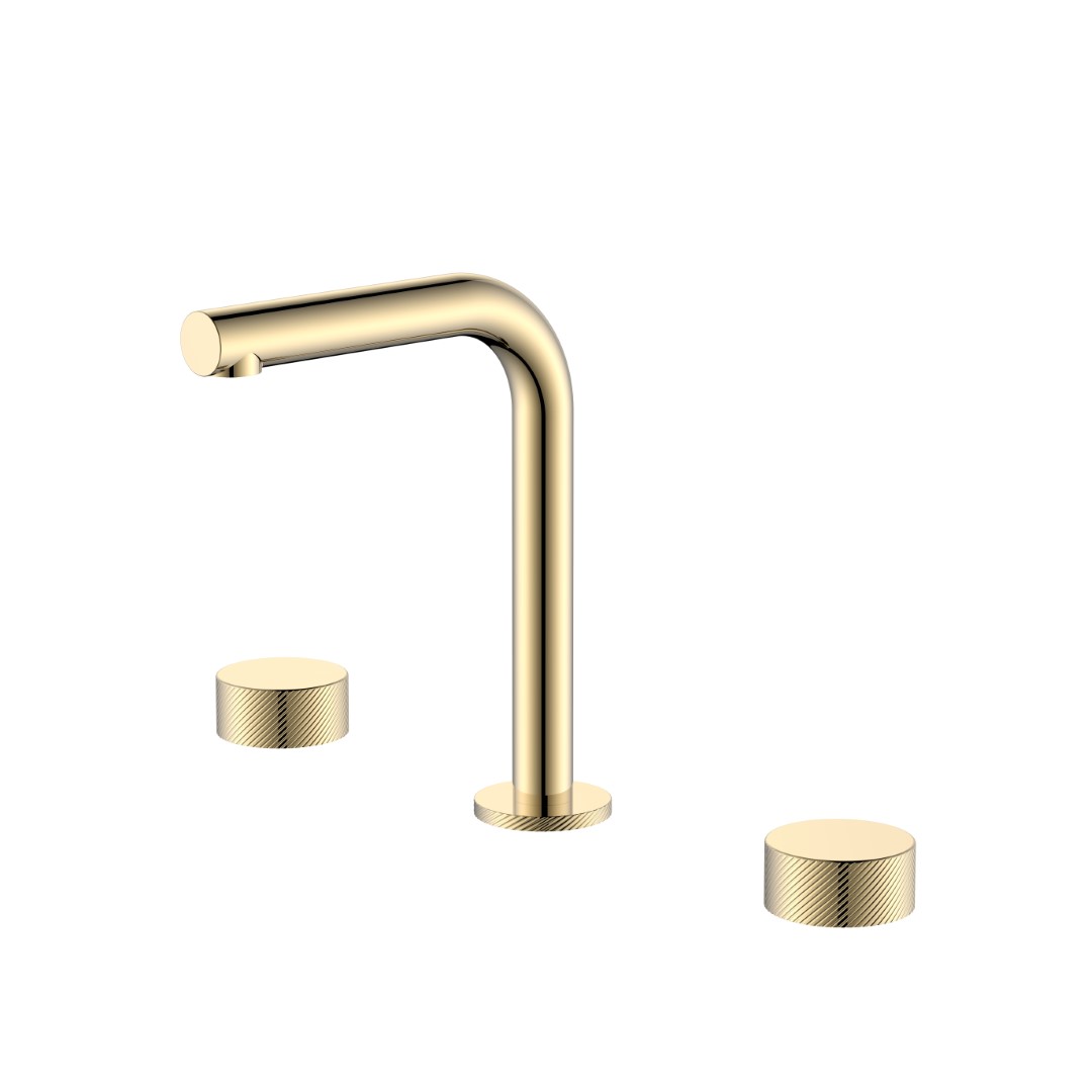 смеситель для умывальника boheme stick spirale 152-g.4 золото