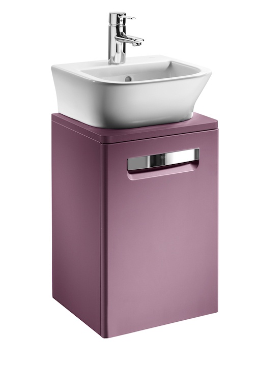 тумба под умывальник roca the gap zru9302743 фиолетовый
