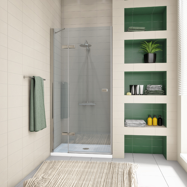 душевая дверь gutewetter trend door gk-862ap 111,5 (бронза/стекло бесцветное one)