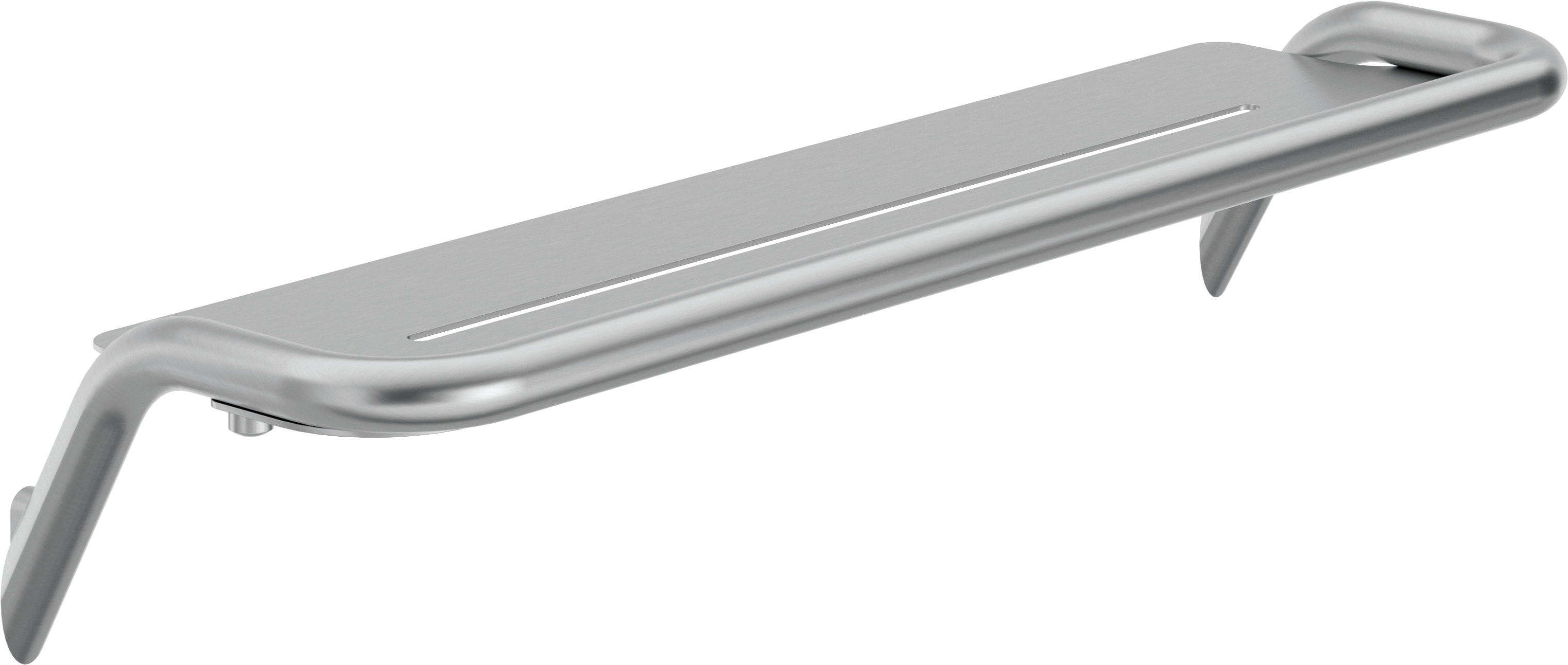 полка настенная deante silia steel adi_f511 брашированная сталь