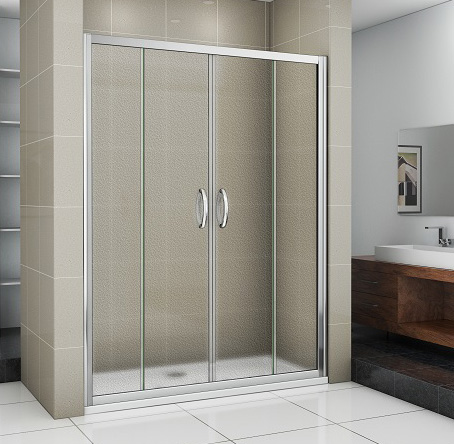 душевая дверь gooddoor infinity wtw-td-150-g-ch 150x185