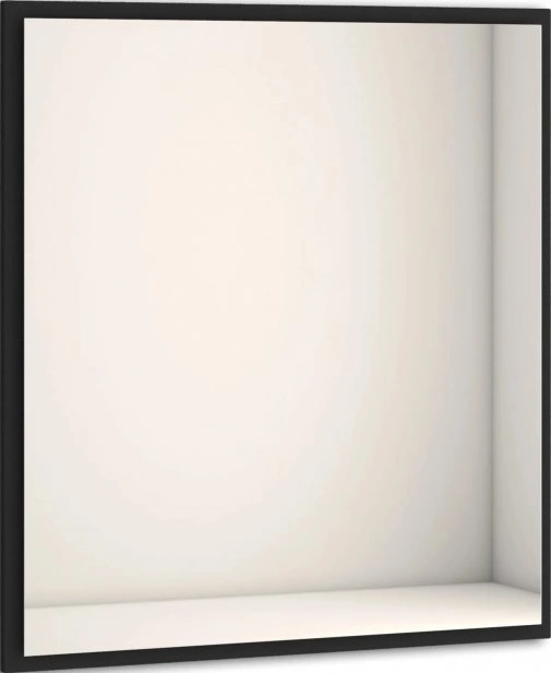 зеркало cezares tiffany 45047 98x90 с led-подсветкой и антизапотеванием, nero grafite