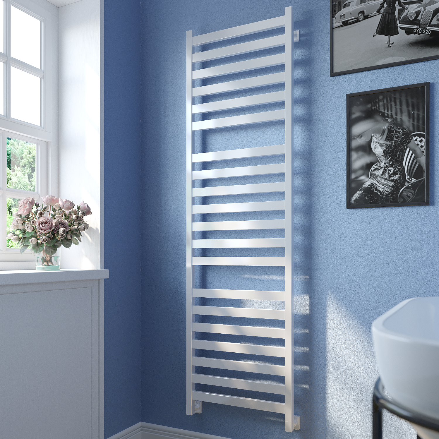 полотенцесушитель водяной stinox verona luxe 50x180 белый глянец