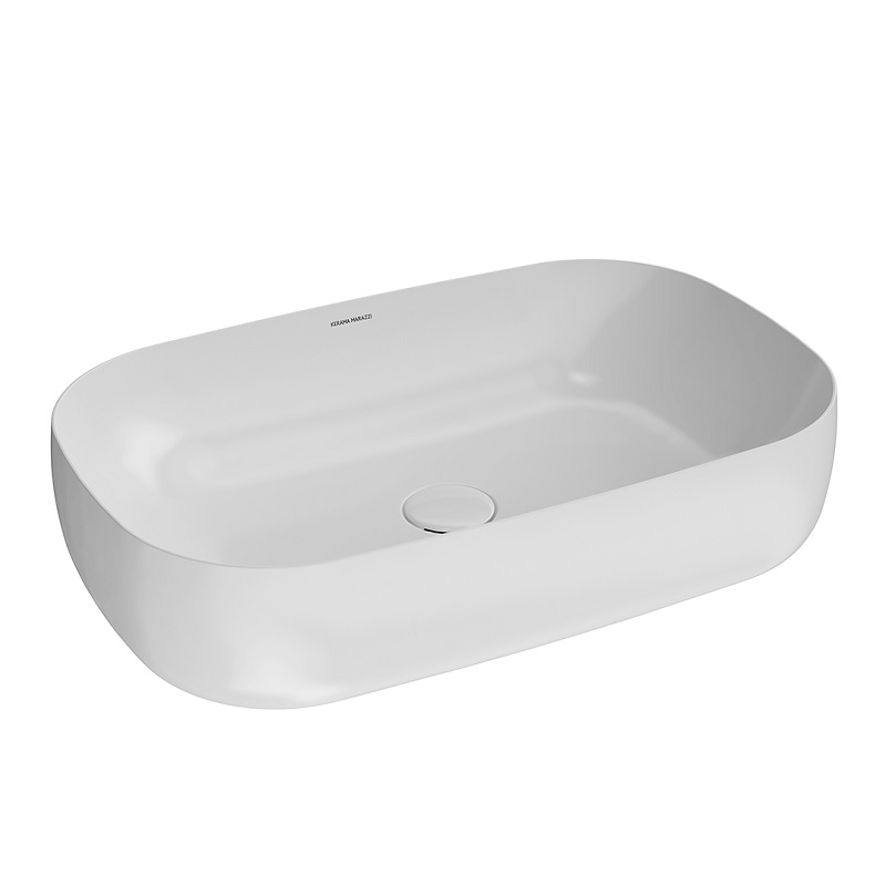 умывальник накладной kerama marazzi magica 64,5x41 белый