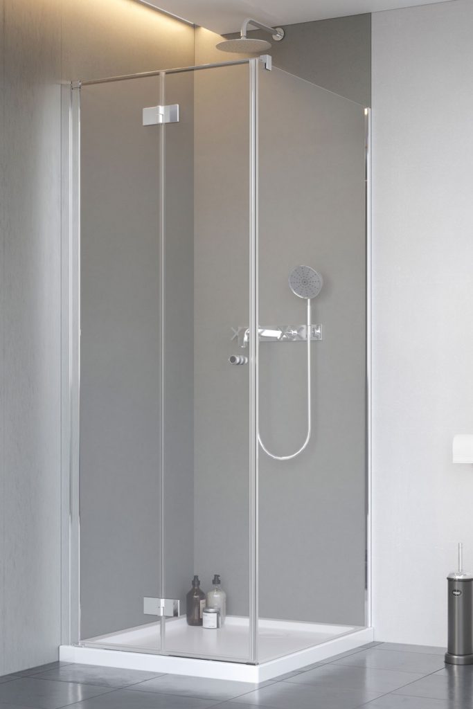 душевой уголок radaway nes 8 kdj-b 100x80 стекло прозрачное/хром
