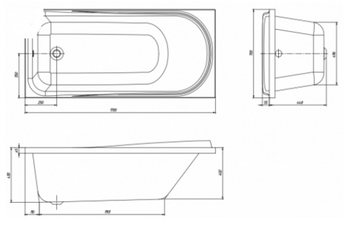 Душевая кабина Deto EM1512 N L 120x80 (без крыши с гидромассажем) стекла матовые, с рисунком, профиль хром, левая фото 8 душевая кабина deto em1512 n l 120x80 (без крыши с гидромассажем) стекла матовые, с рисунком, профиль хром, левая фото 8