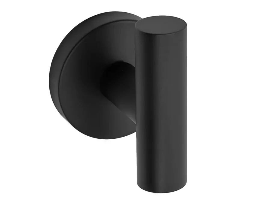 крючок rea black matt 77017 черный матовый