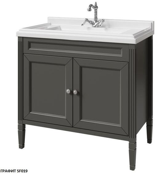 тумба напольная caprigo albion concept 90 34013uv-sf019 графит