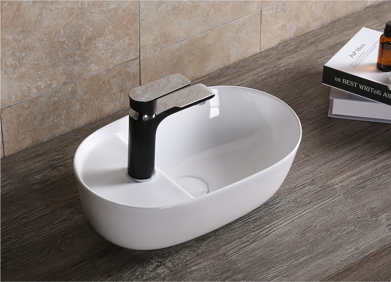 умывальник накладной cerutti spa cr0050 42x27 белый