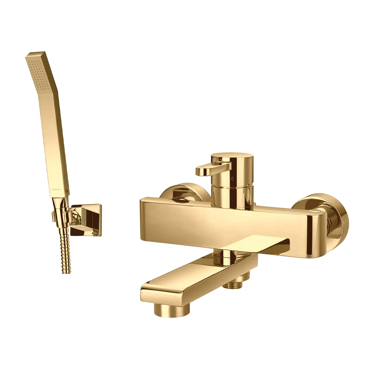 смеситель для ванны и душа omnires darling da5031gl золото