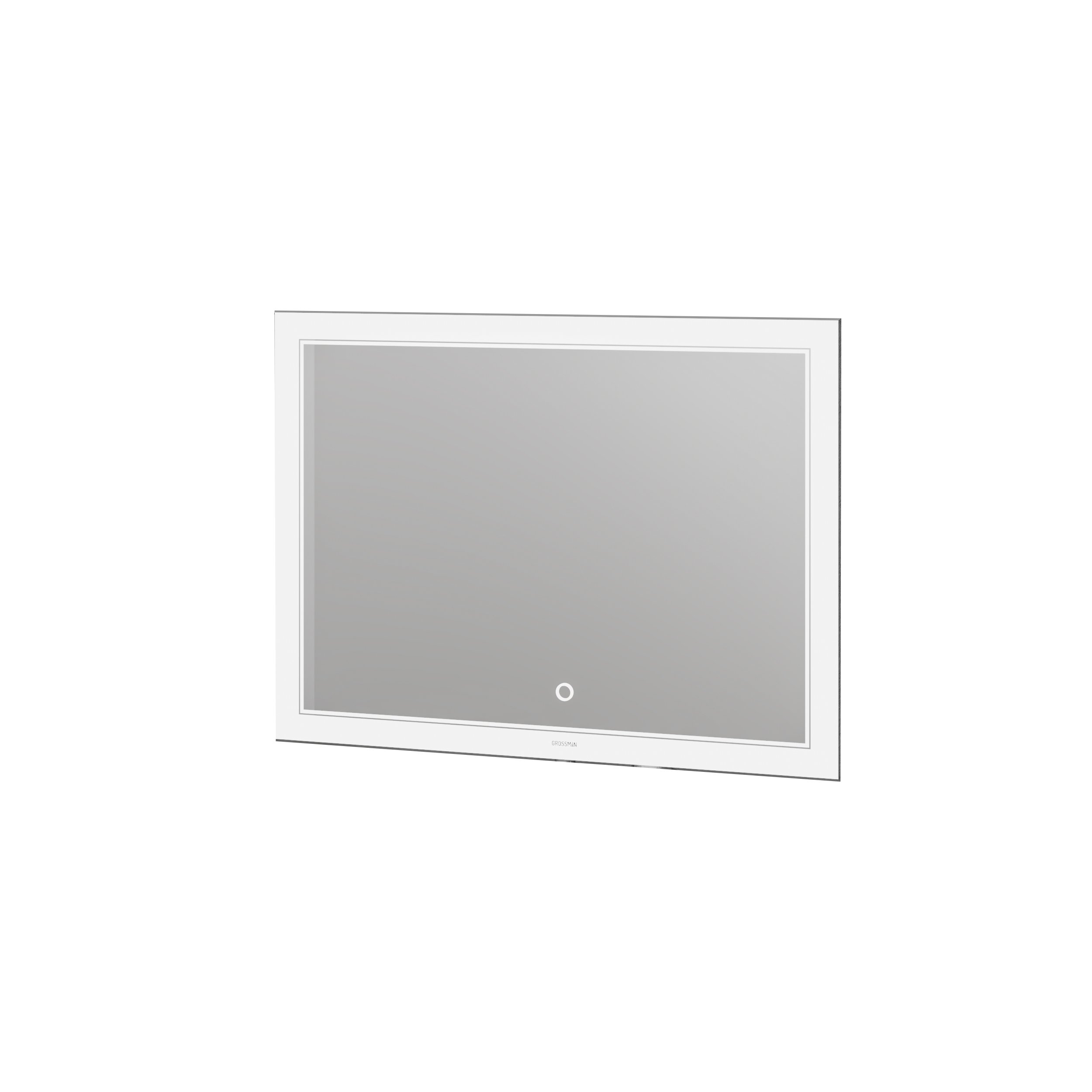 зеркало grossman sirius led 128070 80x70 с подсветкой и сенсорным выключателем