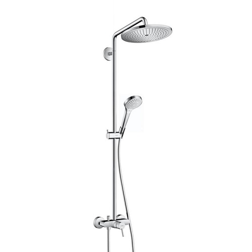 душевые системы hansgrohe croma select 280 air 1jet showerpipe 26791000