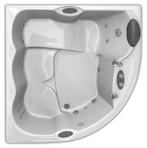 ванна гидромассажная jacuzzi  maxima 165x165