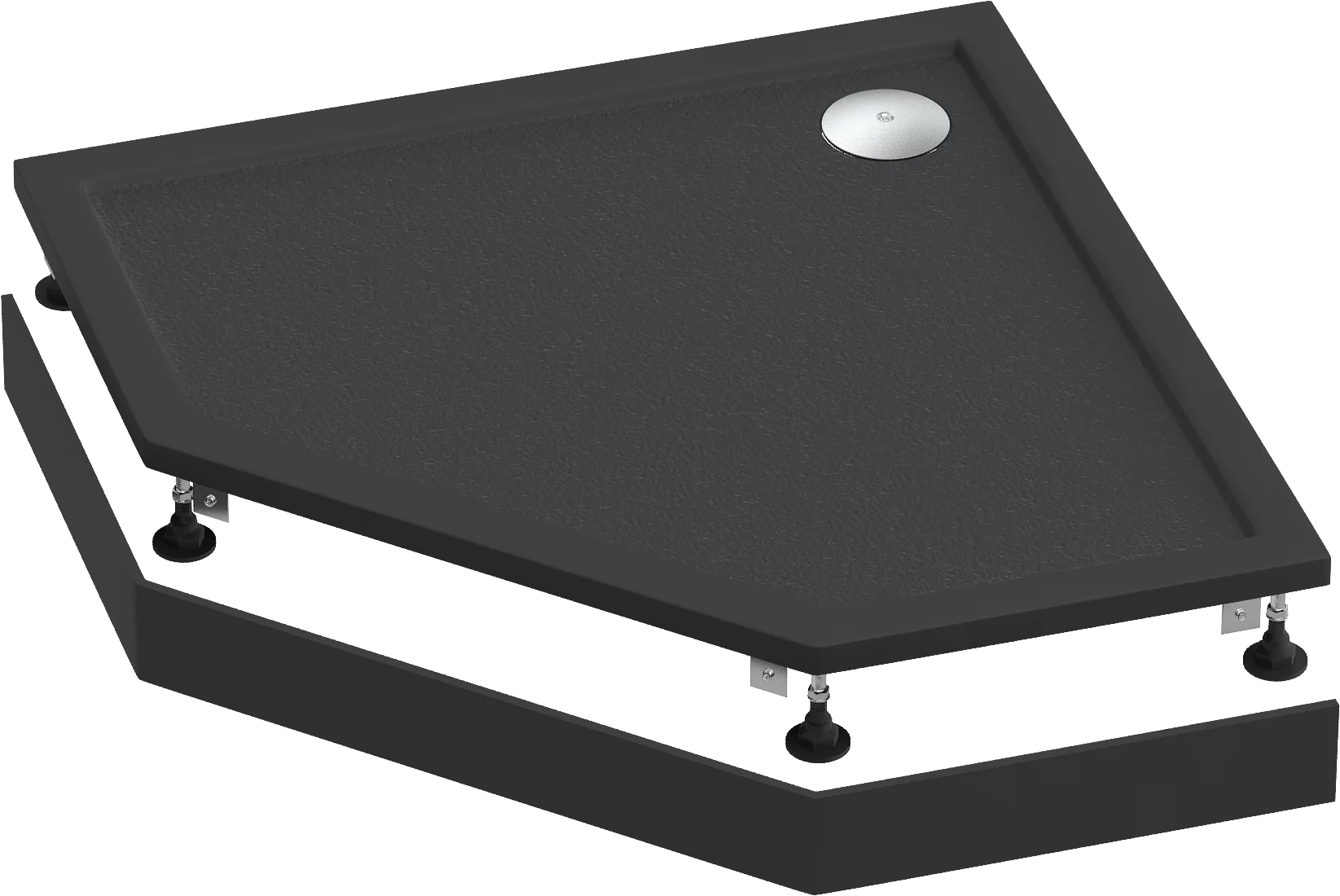 Душевой уголок Gutewetter Practic Rectan GK-401 105x95 (матовый хром/полистирол lines) фото 10 душевой уголок gutewetter practic rectan gk-401 105x95 (матовый хром/полистирол lines) фото 10