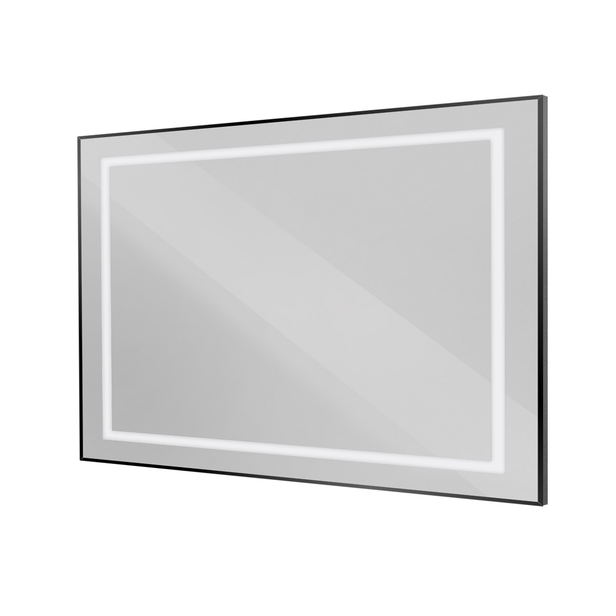 зеркало belbagno spc-kraft-1200-800-sens-nero с подсветкой, черный