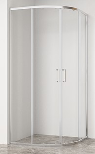 душевой уголок gooddoor lite r-100-c-ch 100x100 прозрачное стекло / профиль хром