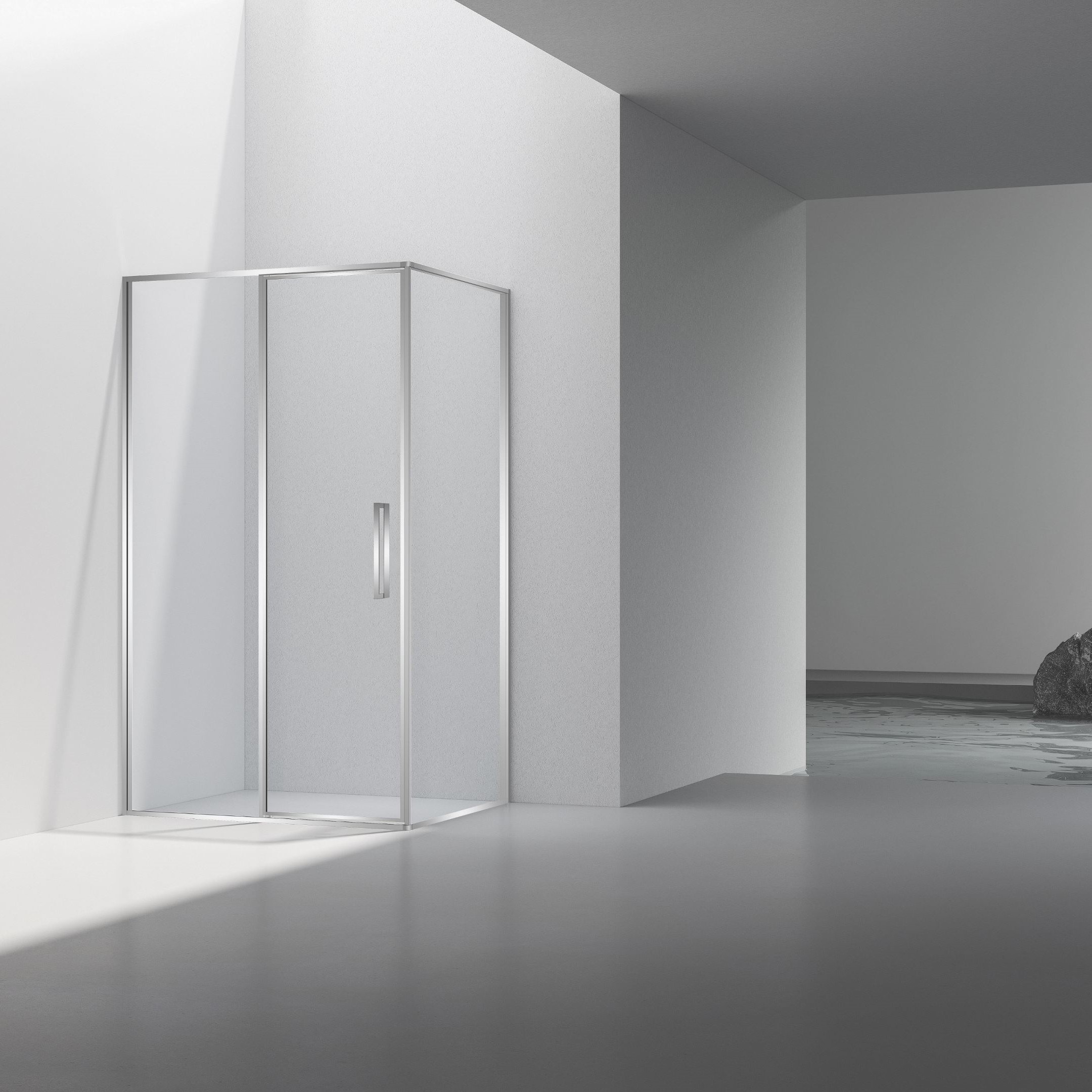 душевой уголок vincea slim 8mm vsr-4slp9012cl 120x90 прозрачное стекло / профиль хром