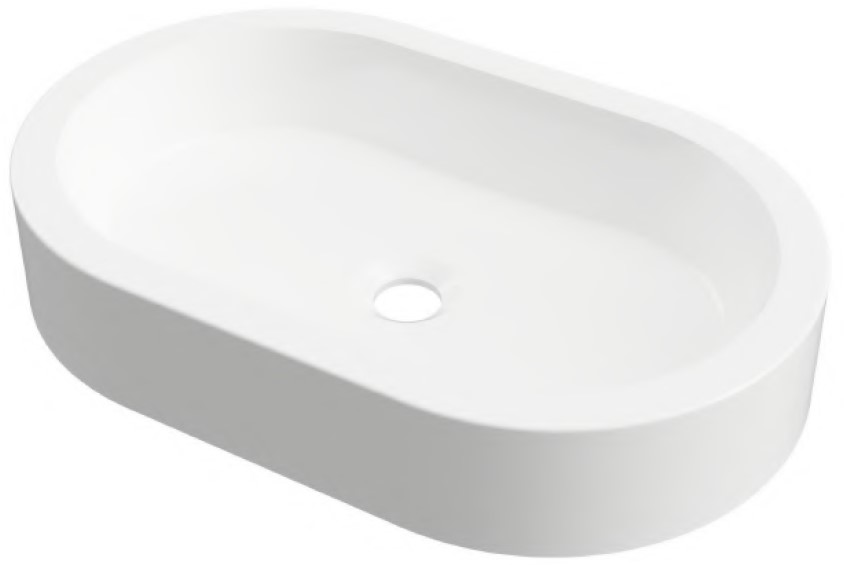 умывальник накладной aquastone aqs 9 a 55x35 белый матовый
