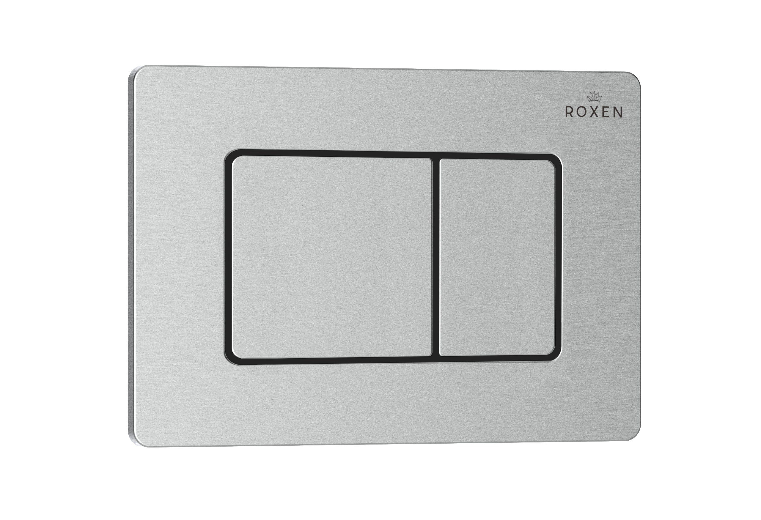 кнопка смыва roxen steel 420280s сатин