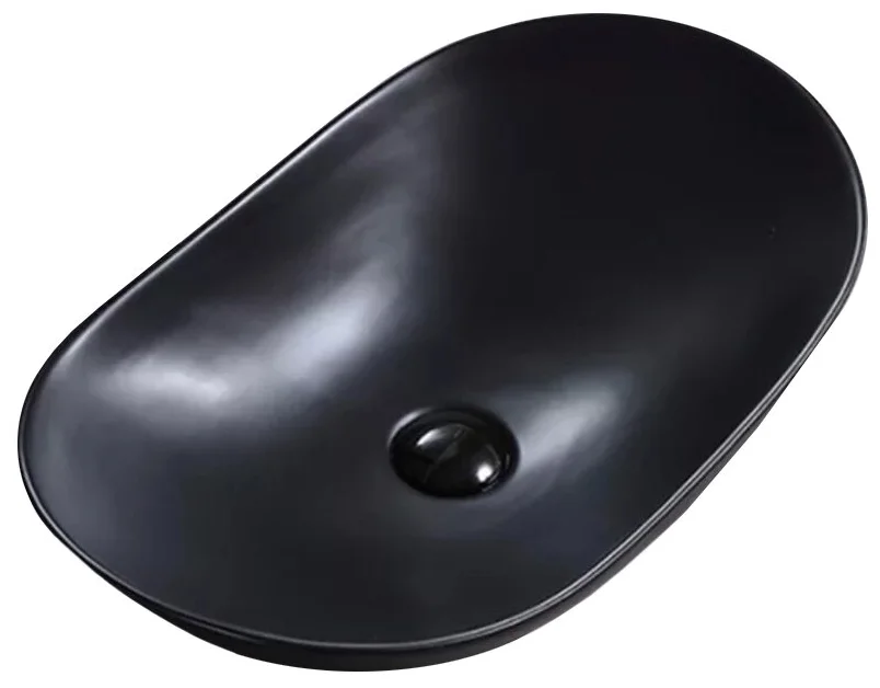 умывальник накладной gid bm9811 61x37 черный