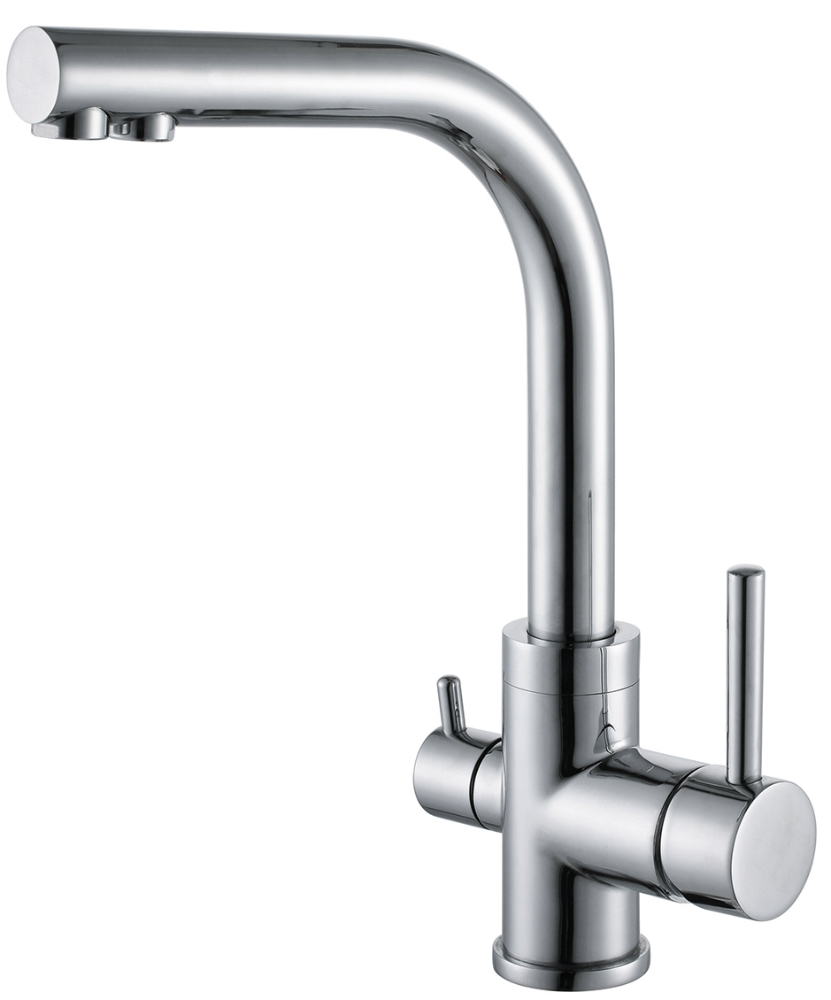 смеситель для кухни aquasanita akvaduo 2663 001 chrome