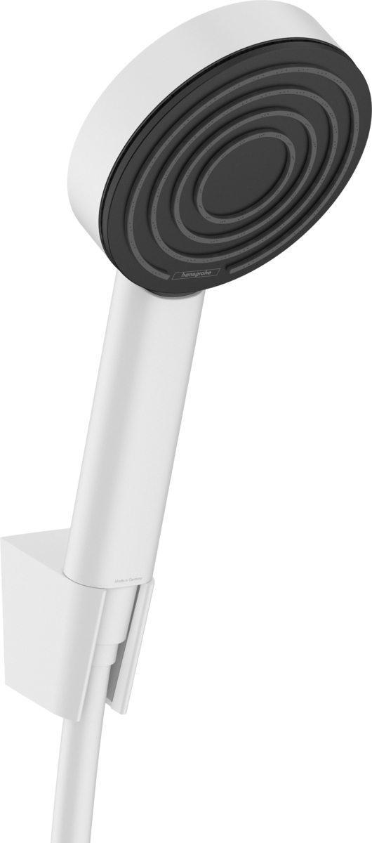 душевой гарнитур hansgrohe pulsify 105 1 jet 24301700 белый матовый