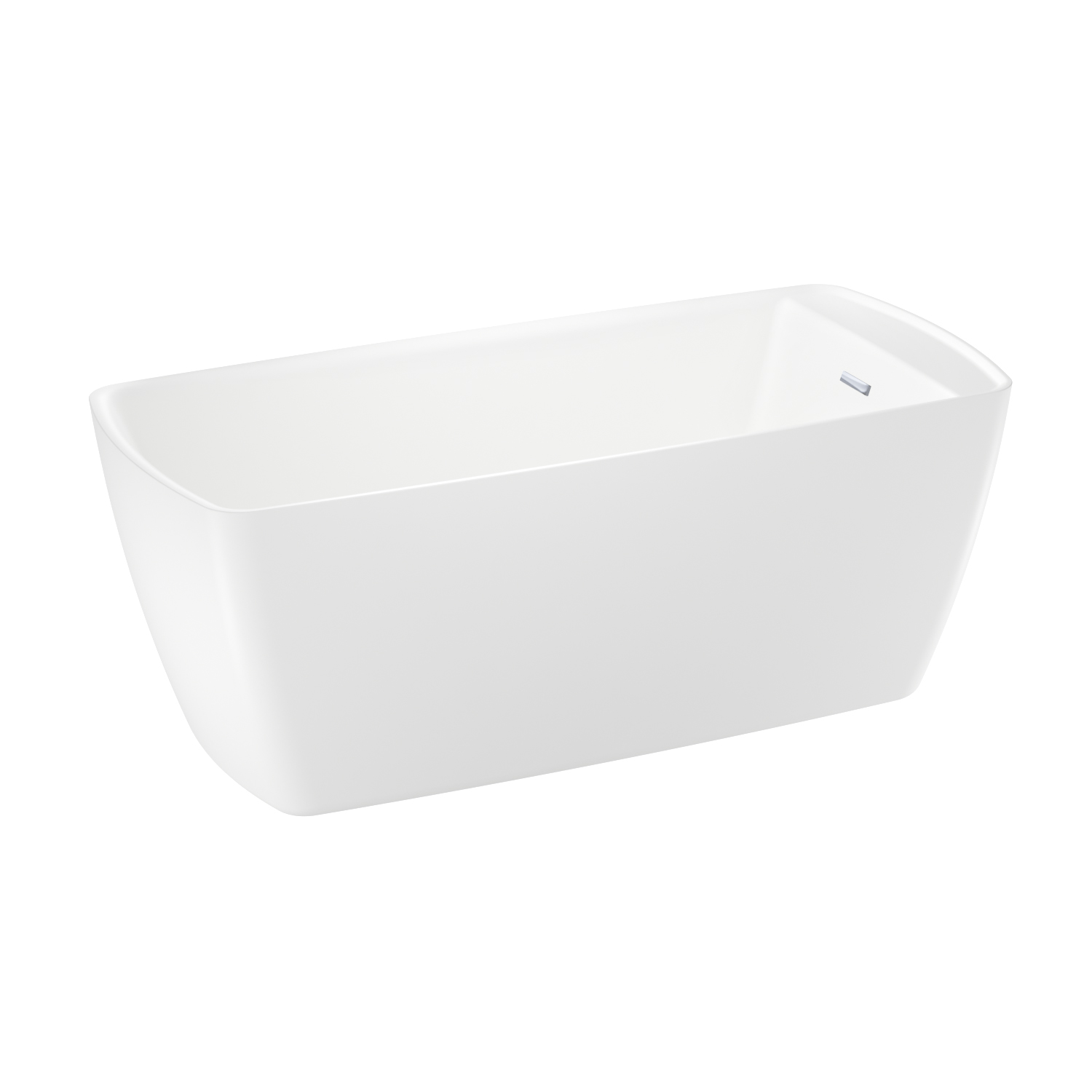 ванна акриловая wellsee ideal 170x78 белый глянец (слив-перелив хром)