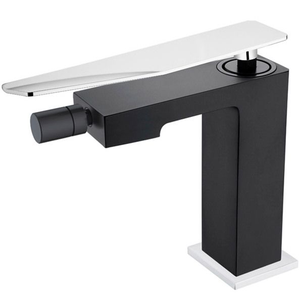 смеситель для биде boheme q black chrome 146-bcr.2 черный/хром