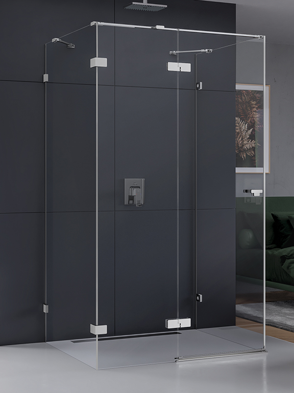 душевой уголок new trendy  eventa 120x90 l  стекло прозрачное