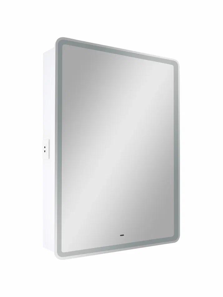 шкаф с зеркалом континент holder lense 60x80 правый, с led-подсветкой, и бесконтактным сенсором