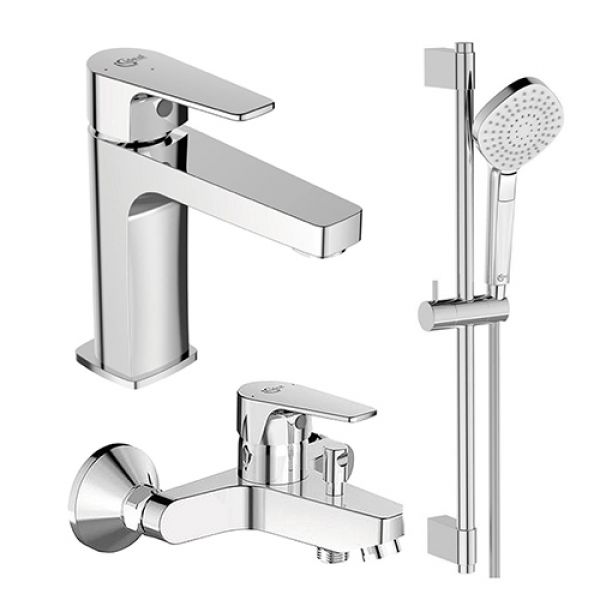 комплект смесителей для ванны ideal standard esla bc264aa