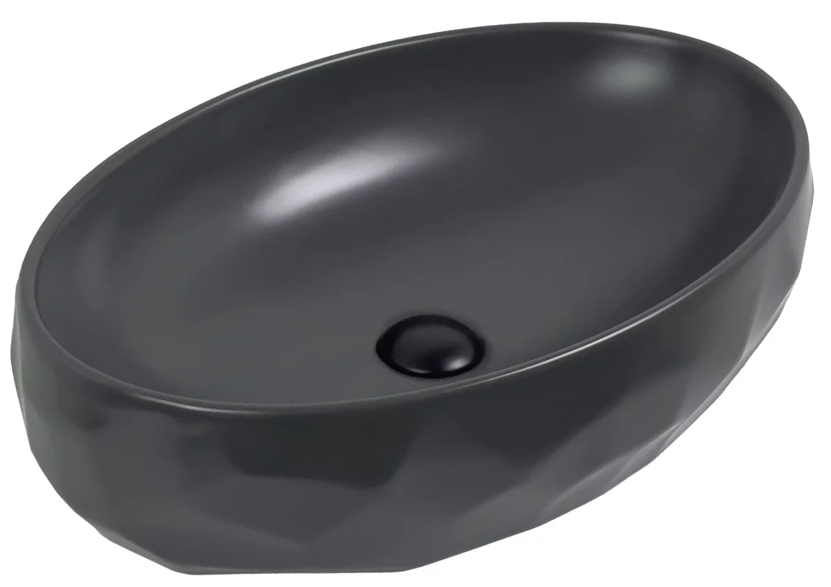 умывальник накладной gid dgm9030wx 60x40 серый матовый