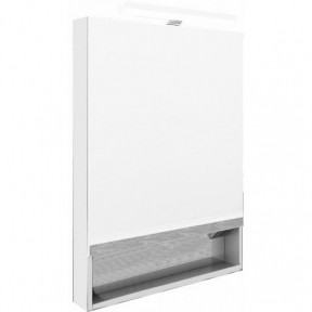 шкаф с зеркалом roca the gap zru9302748 60 белый