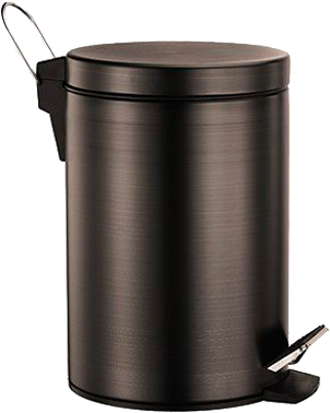 мусорное ведро wasserkraft k-655 5 л, крышка с микролифтом фото 2