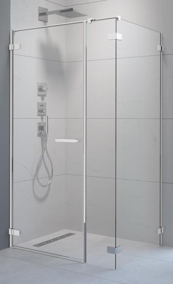 душевой уголок radaway arta kds i 90x75 прозрачное/хром