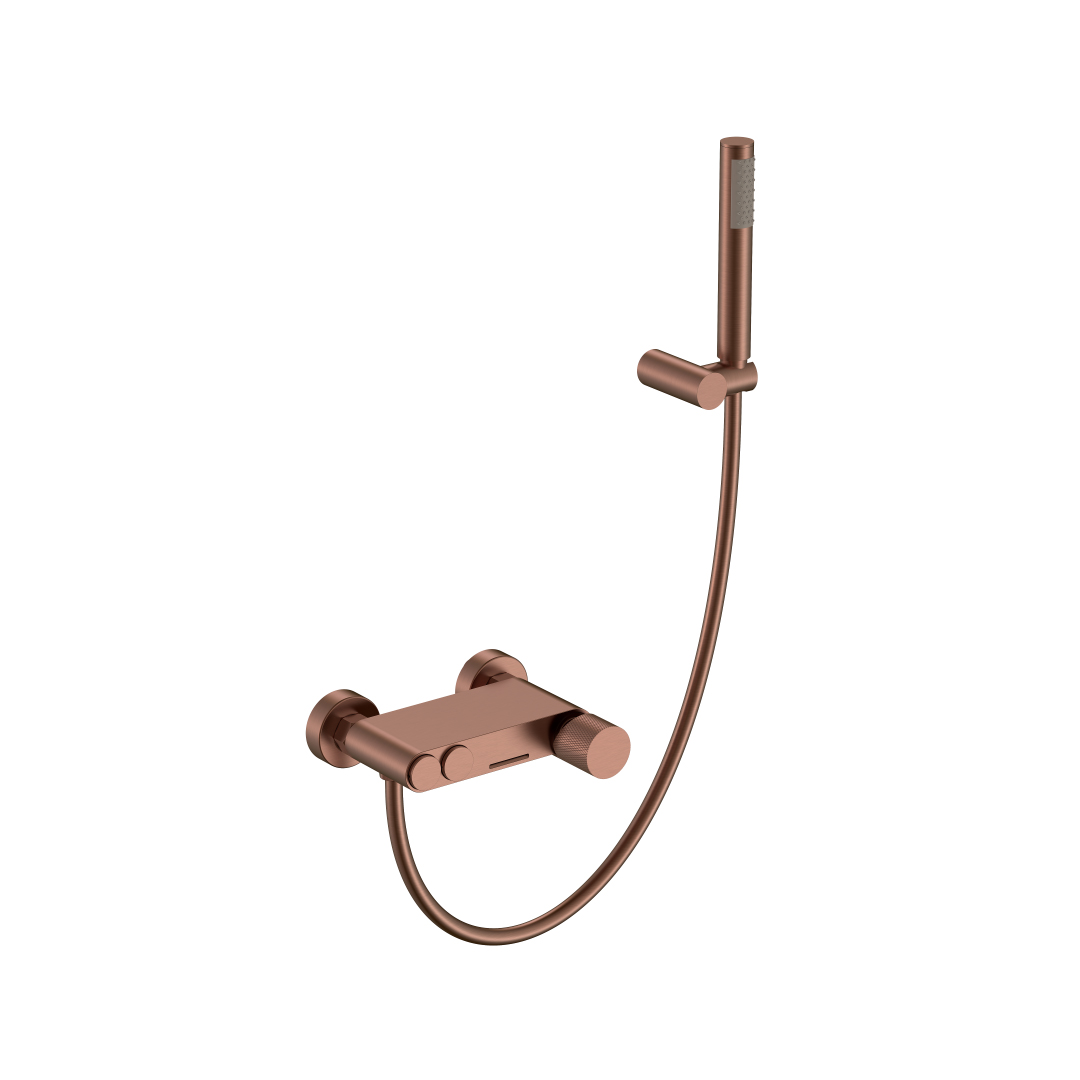 смеситель для ванны boheme stick brushed bronze 123-brb.2 брашированная бронза (ручка touch)
