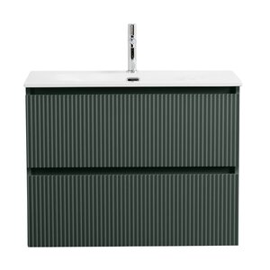 тумба подвесная belbagno uno-mini-900-2c-so-vo зеленая матовая