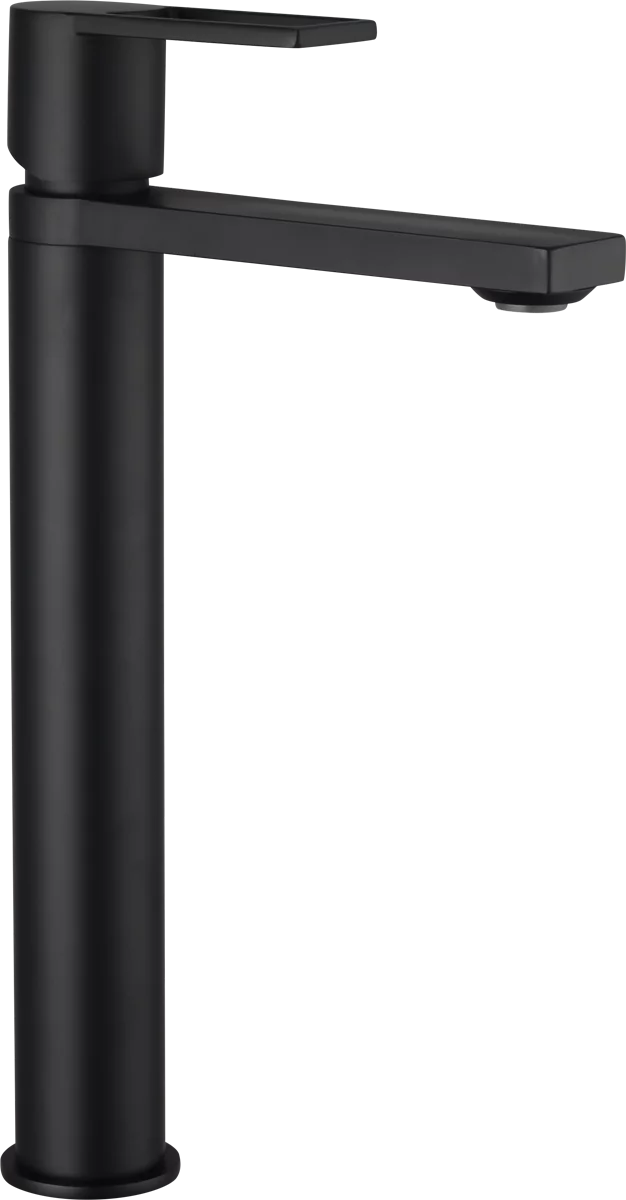 смеситель для умывальника caprigo kub 54-023-ner черный матовый